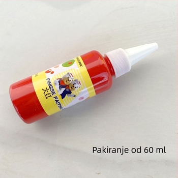 Set gouache za crtanje prstima za djecu, opran, 60 ml, ručno izrađene graffiti boje