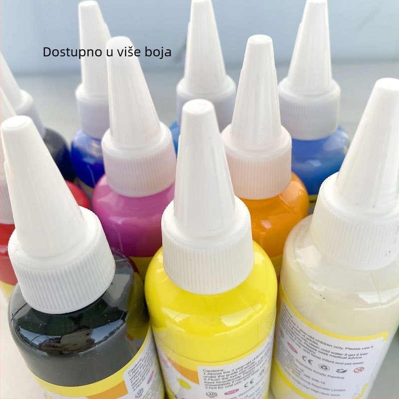 Set gouache za crtanje prstima za djecu, opran, 60 ml, ručno izrađene graffiti boje
