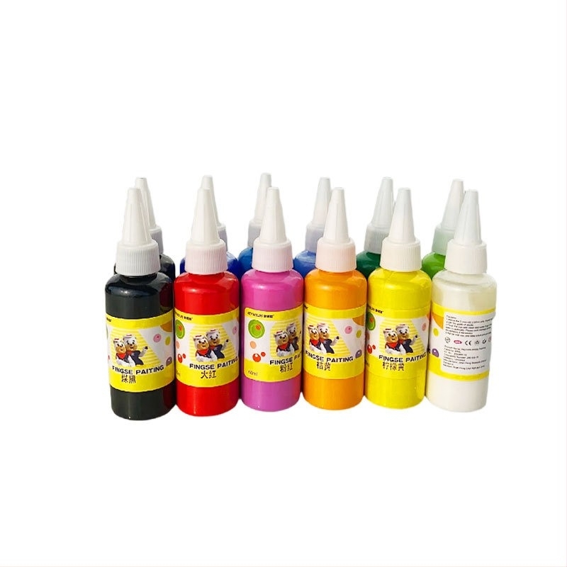 Set gouache za crtanje prstima za djecu, opran, 60 ml, ručno izrađene graffiti boje