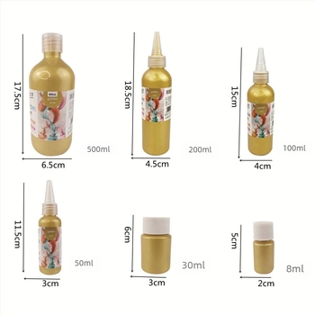 Gouache pigmenti u bocama za početnike – 500 ml, DIY zidno slikanje i dječje slikanje