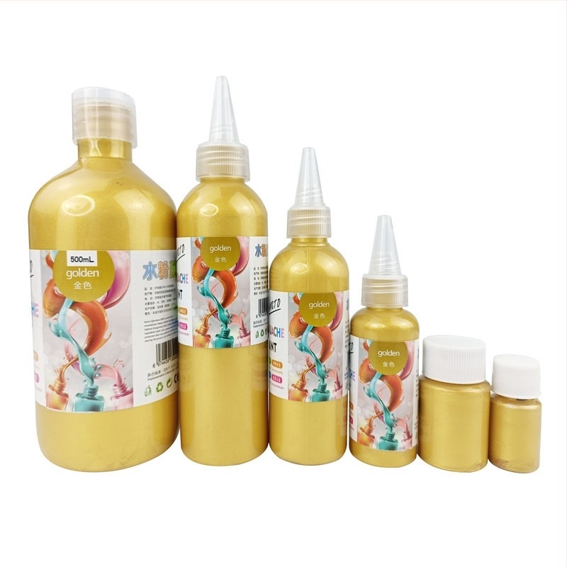Gouache pigmenti u bocama za početnike – 500 ml, DIY zidno slikanje i dječje slikanje