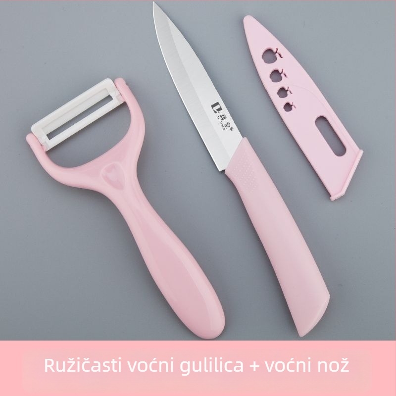 Keramički oguljivač voća, prijenosni kuhinjski nož, mini oštar nož za voće, oguljenje jabuka
