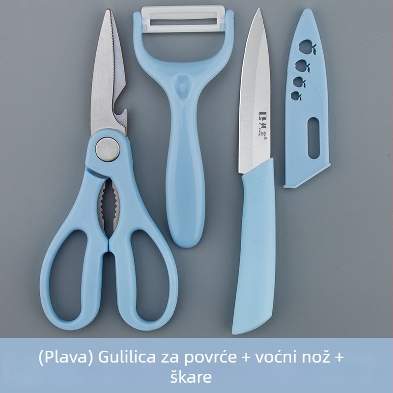 Keramički oguljivač voća, prijenosni kuhinjski nož, mini oštar nož za voće, oguljenje jabuka