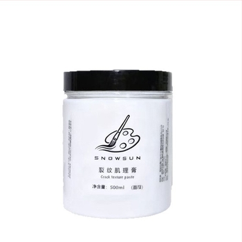 Pasta za teksturu napuklina - akrilna, tekstura pijeska, vodootporan efekt napuklina, za uljnu sliku, 100 ml / 500 ml