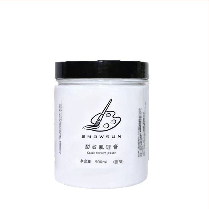 Pasta za teksturu napuklina - akrilna, tekstura pijeska, vodootporan efekt napuklina, za uljnu sliku, 100 ml / 500 ml