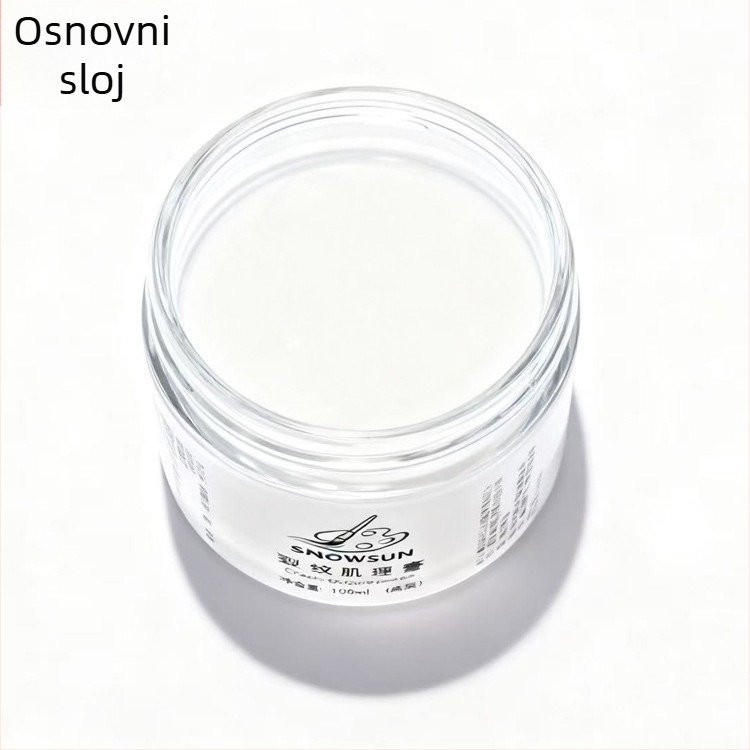 Pasta za teksturu napuklina - akrilna, tekstura pijeska, vodootporan efekt napuklina, za uljnu sliku, 100 ml / 500 ml