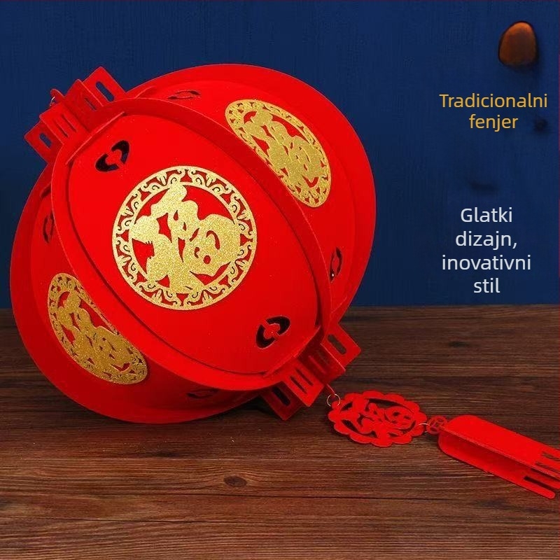 Lanterna za Kinesku Novu godinu – viseći ukrasi za drvo i ulicu