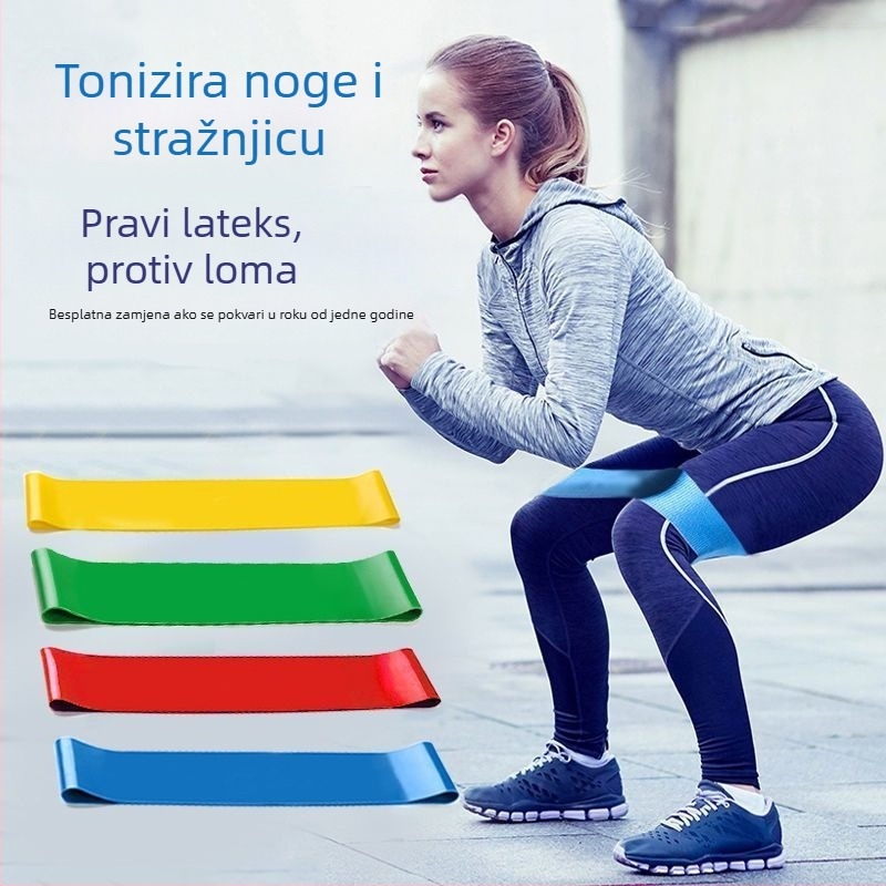 Remen otpora za trening nogu i koljena za razvoj eksplozivne snage — elastični prsten otpora i fitness oprema