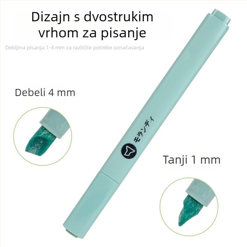 Morandi marker za isticanje – nježni, očima prilagođeni markeri za učenje, označavanje, skiciranje i dnevnik (6 kom.)