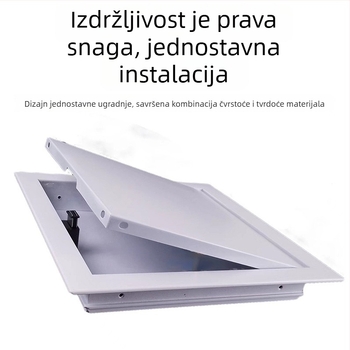 Aluminijski otvor za održavanje s magnetskim zaključavanjem i pločom za ugradnju, više načina otvaranja, povećana debljina, čvrst i izdržljiv