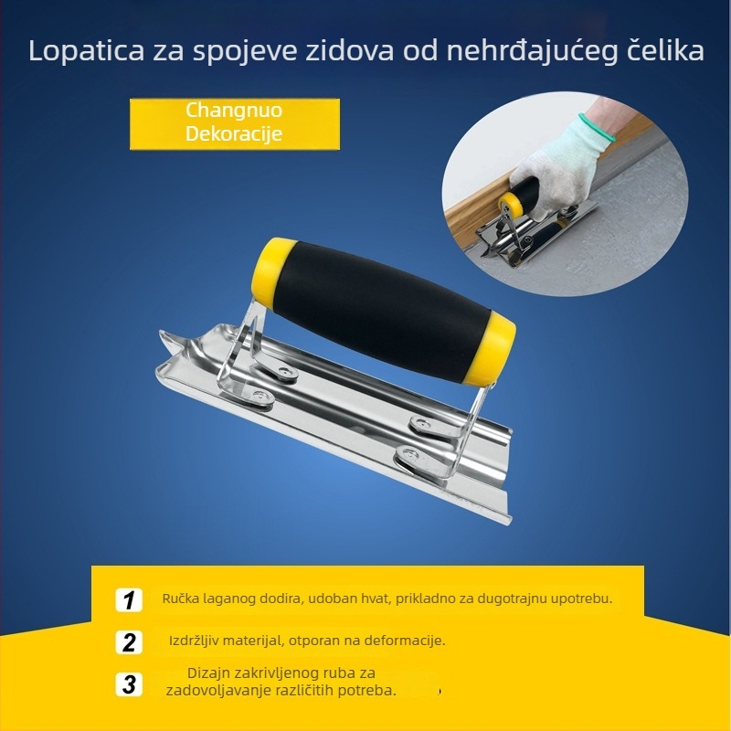Debeli kutni škrab od nehrđajućeg čelika za unutarnje zidove