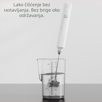 Električni pjenjač mlijeka i ručni mikser za kavu, pjenač za šlag