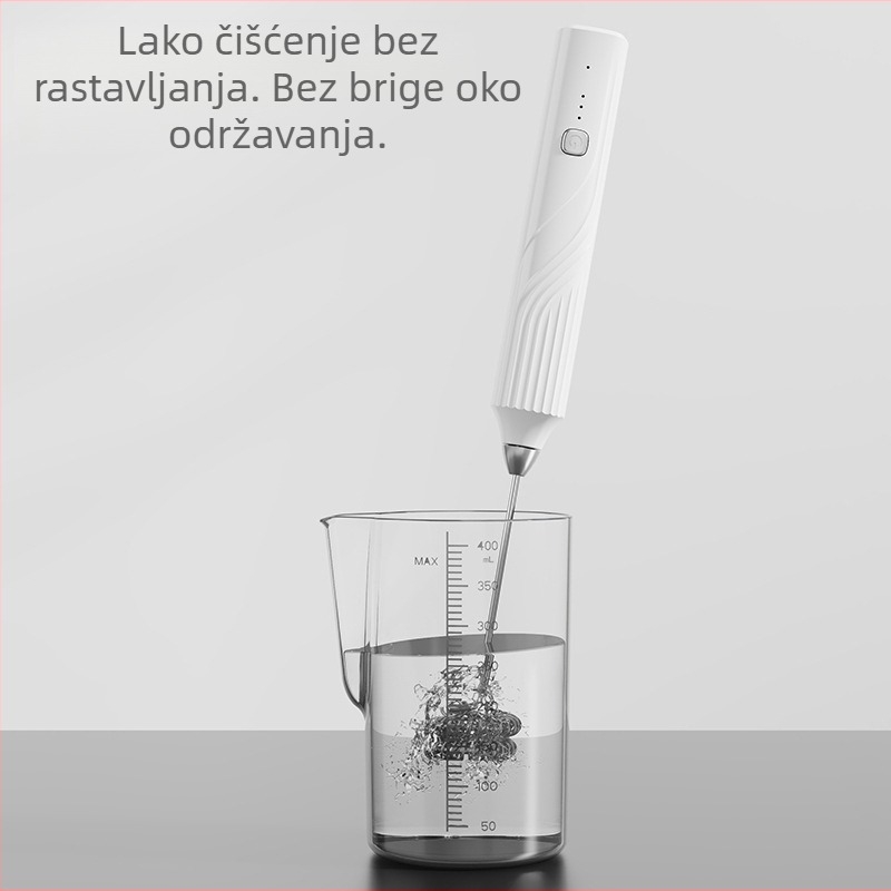 Električni pjenjač mlijeka i ručni mikser za kavu, pjenač za šlag