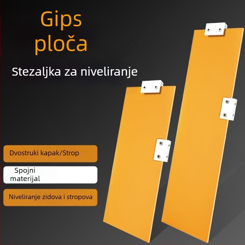 Višestrani prilagodljivi alat za niveliranje za gips ploču, špatula za špakiranje i izravnavanje zida