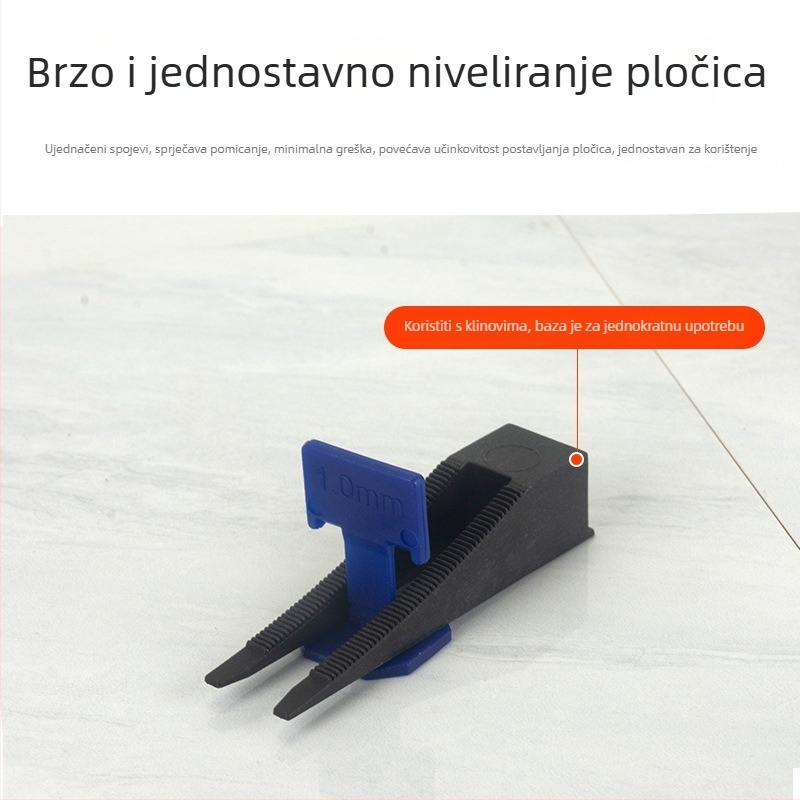 Nivelator baze u ruskom stilu za pločice, alat za brtvljenje i niveliranje pločica, fiksni klip za spojeve