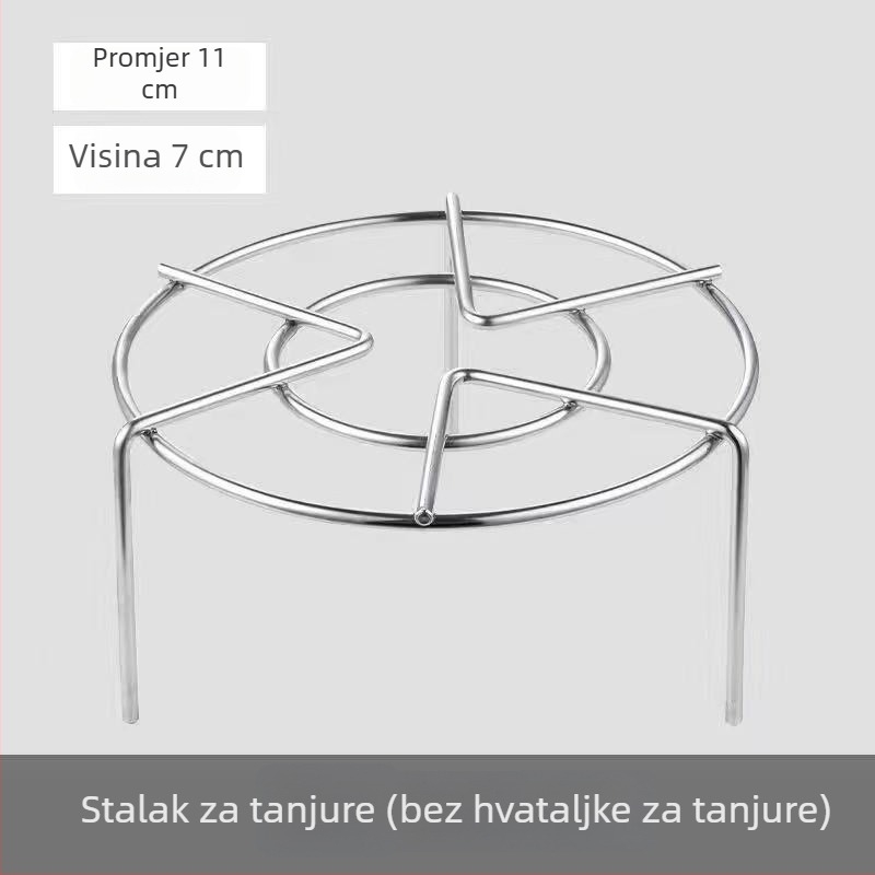Stalak za paru od 304 nehrđajućeg čelika za kuhalo riže i lonac pod tlakom, visok okrugli mali stalak za paru