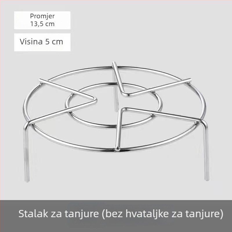 Stalak za paru od 304 nehrđajućeg čelika za kuhalo riže i lonac pod tlakom, visok okrugli mali stalak za paru