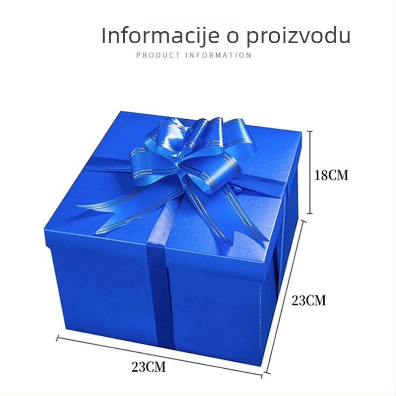 Ručna eksplozivna kutija za foto-album DIY — mat kvadratna kutija za dar, s mehanizmom za izvlačenje novca
