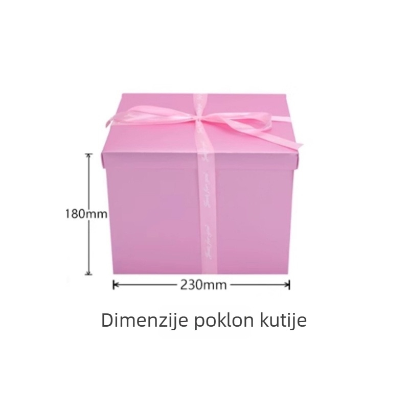 Ručna eksplozivna kutija za foto-album DIY — mat kvadratna kutija za dar, s mehanizmom za izvlačenje novca