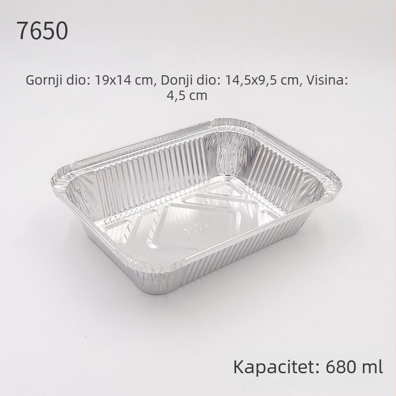Jednokratna kalupa od aluminijske folije za kukuruzni tart za pečenje