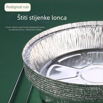 Posuda od aluminijske folije za air fryer, posuda za pečenje od folije, pogodna za roštilj