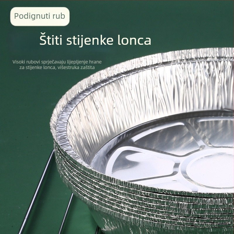 Posuda od aluminijske folije za air fryer, posuda za pečenje od folije, pogodna za roštilj