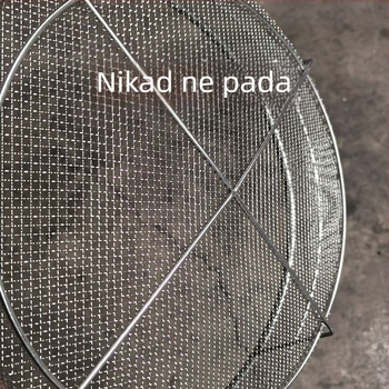Kružni vrtni sito s mrežom za pijesak i tlo, industrijsko žičano sito s čvršćom mrežom i velikim otvorima