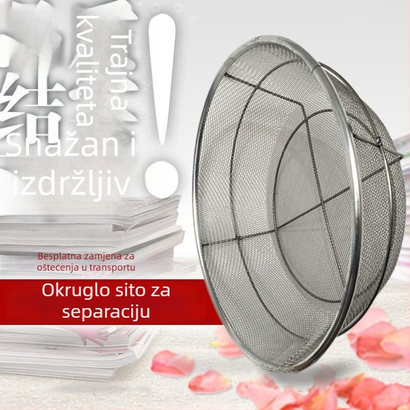 Kružni vrtni sito s mrežom za pijesak i tlo, industrijsko žičano sito s čvršćom mrežom i velikim otvorima