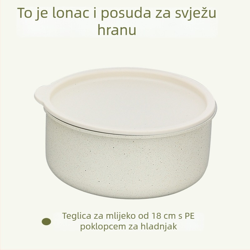 6-dijelni set posuda s odvojivim ručkama – neprijanjajuće posude od aluminija za kućnu upotrebu i kampiranje