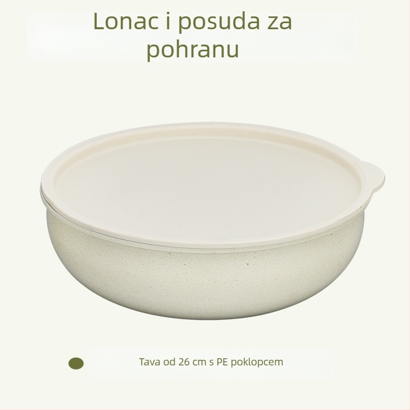 6-dijelni set posuda s odvojivim ručkama – neprijanjajuće posude od aluminija za kućnu upotrebu i kampiranje