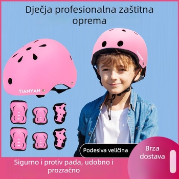 Nova dječja zaštitna oprema za vožnju balans biciklom: kaciga i zaštita za bokove, zapešće, laktove, koljena i gležnjeve za rolanje i penjanje