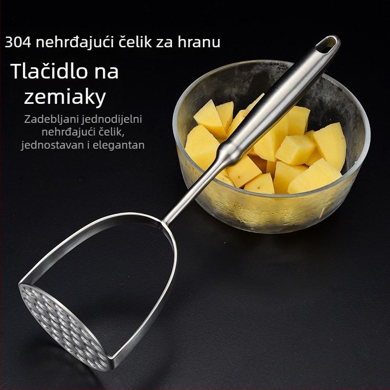 Lis za krumpire od nehrđajućeg čelika 304 i alat za pire za bebe - kućni kuhinjski alat