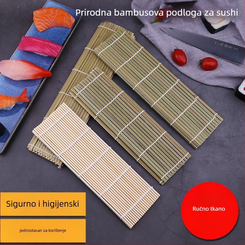 DIY kalup za sushi role s podlogom od bambusa i drveta