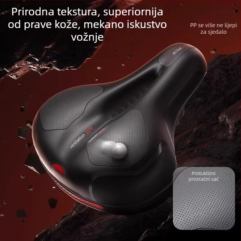 PU materijala za bicikl – izuzetno mekano, ublažava bol u području stražnjice, MTB