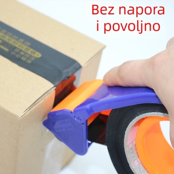 Držač trake širine 4,8 cm s prozirnim rezačem za pakiranje i zatvaranje kutija
