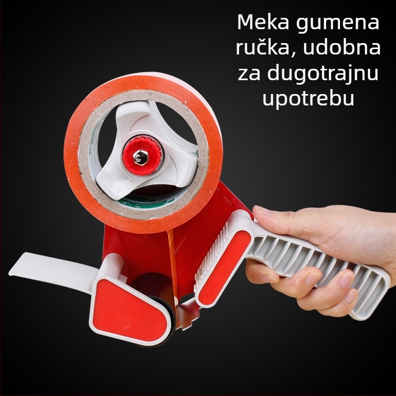 Prozirni rezač ljepljene trake širine 5 cm, držač i zatvarač kutije