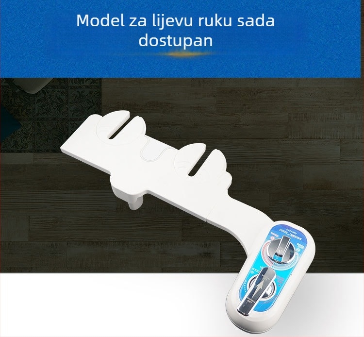 Lijevi model Ami1630 – pametna daska za WC s grijačem, bidet sprej za čišćenje tijela, prilagodljiv tlak vode, mlaznica sa automatskim čišćenjem