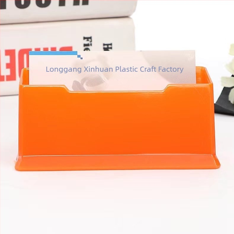 Plastična kutija za vizitke za reklamne svrhe, stolni držač kartica s mogućnošću otiska logotipa