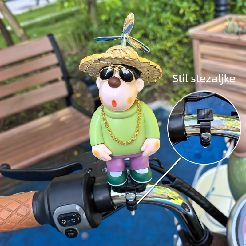 Plastična figurica Fat Tiger, auto ukras s nagnutom glavom, za automobile, motocikle i bicikle
