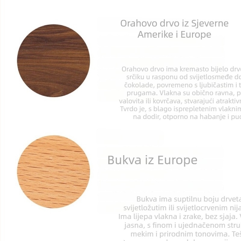 Drveni držač za telefon i tablet s zaobljenim rubovima, buk i crni orah, laserski gravirano logo
