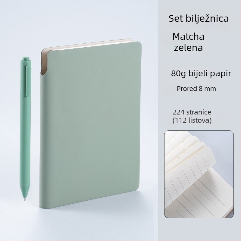 A6 bilježnica s olovkom, prilagođeni logotip, prijenosna mala bilježnica