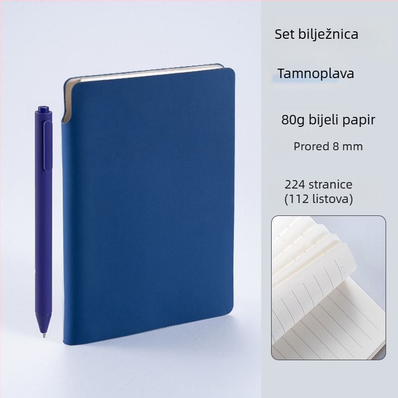 A6 bilježnica s olovkom, prilagođeni logotip, prijenosna mala bilježnica