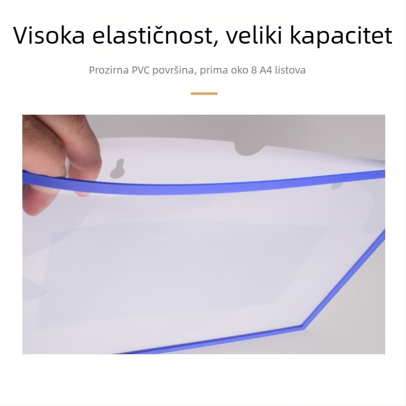 Magnetske PVC futrole za kartice, veličine A4, A3 i A6; torba za datoteke za ploču bijele boje A5; oznake polica 501-502