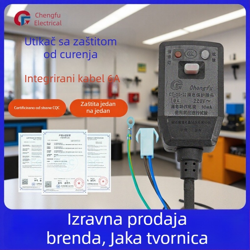 6A zaštita od curenja — utikač i utičnica za bojler, perilicu i pametan poklopac WC-a