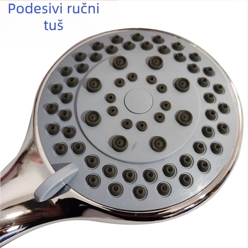 Ručna tuš glava s pet režima, elektroplatirana za kupaonicu