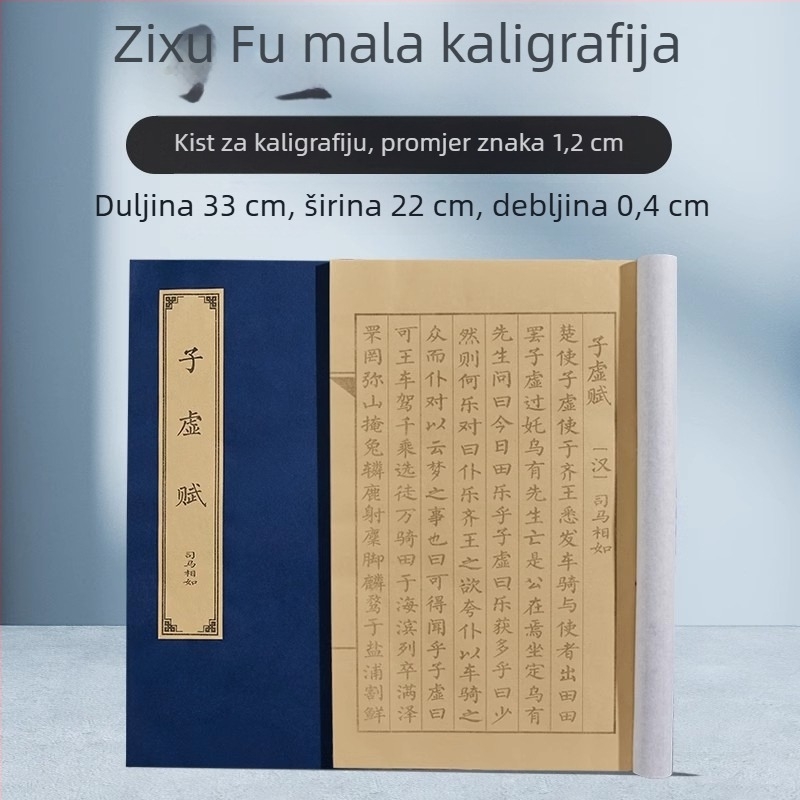 Shanglinfu Vježbenica kaligrafije za odrasle s tvrdom perom – običan stil pisanja, Slim Gold stil