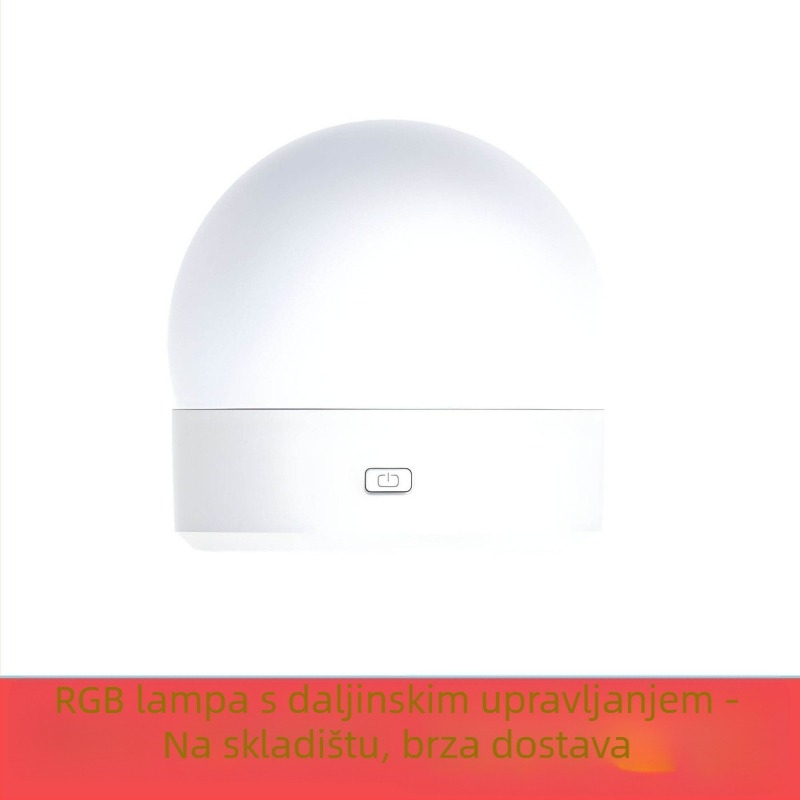 RGB LED lampica za atmosferu s USB napajanjem, daljinskim upravljanjem svjetlinom, magnetskim učvršćivanjem, E26/E27 navoj