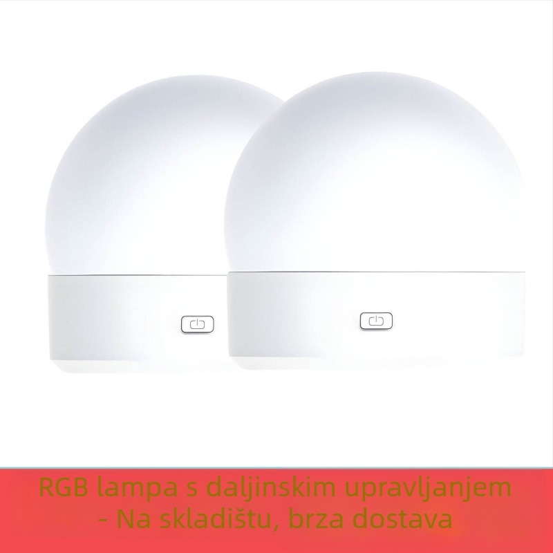 RGB LED lampica za atmosferu s USB napajanjem, daljinskim upravljanjem svjetlinom, magnetskim učvršćivanjem, E26/E27 navoj