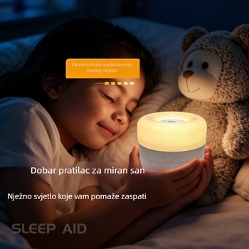 Dodirno noćno svjetlo, kompaktna stolna svjetiljka za spavaću sobu i dječju sobu, lampica za hranjenje djeteta s zaštitom očiju, noćno osvjetljenje