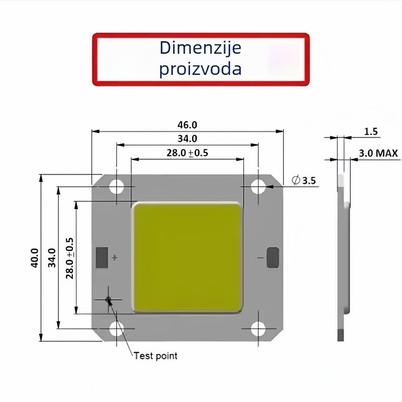 Guanyi solarna ulična svjetiljka, bez upravljača, integrirani LED flood panel 30W/50W